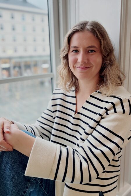 Portrett av Rebekka Åkerlund Mekki, designer i Haltenbanken.