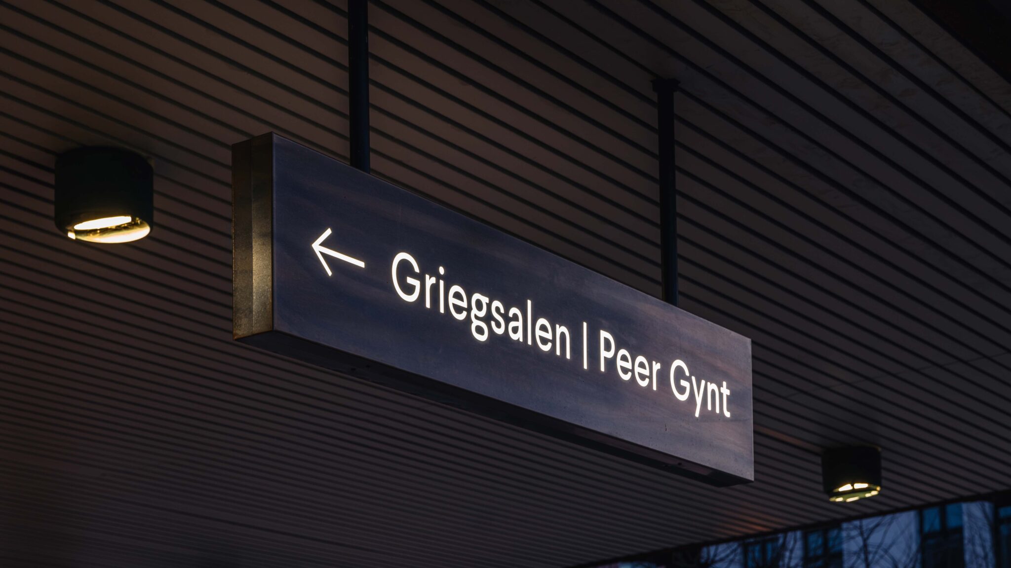 GH skilt skjerm